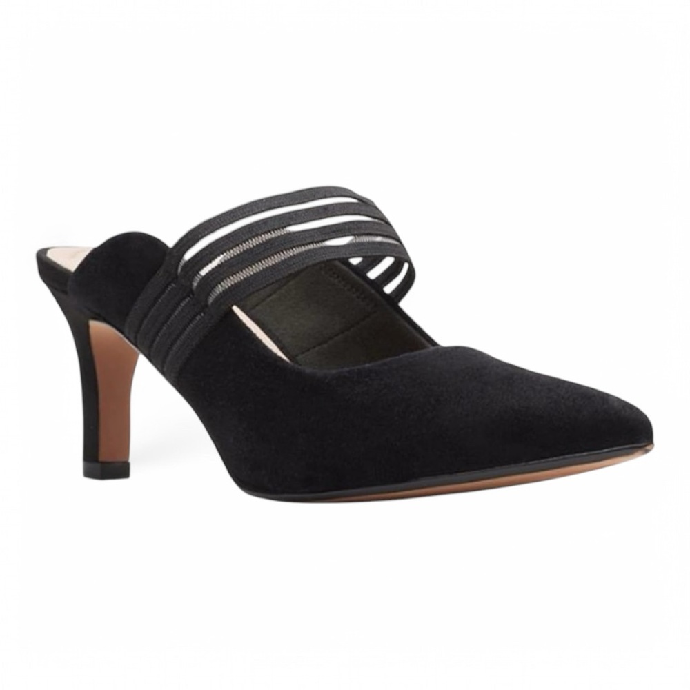 NWOT Clarks Women’s Ileana Gem Mule | Women’s Black Dress Shoes | Size 8 1/2